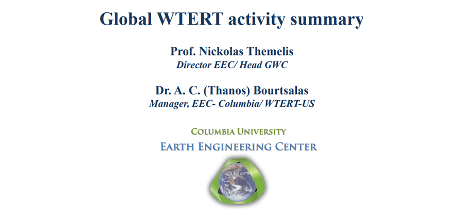 2016 Global WTERT Activity Summary