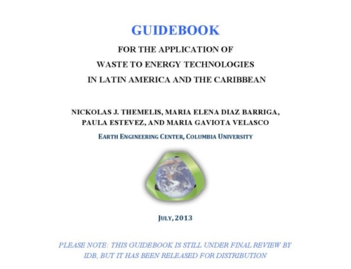 Guidebook on Waste-to-Energy Technologies for Latin America and the Caribbean