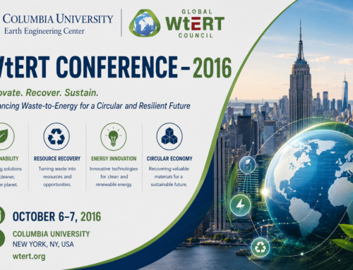 WtERT 2016 Bi-Annual Conference – Columbia University, New York