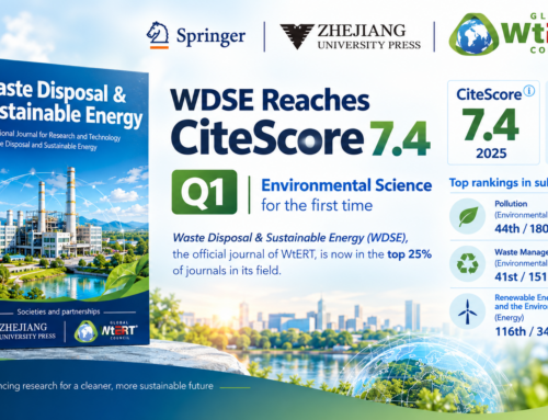 WDSE – the Journal of WtERT, Achieves a CiteScore of 7.4